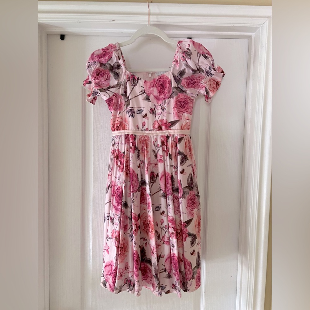 Mini Ballerina Dress in Pink Floral -  Ivy City Co